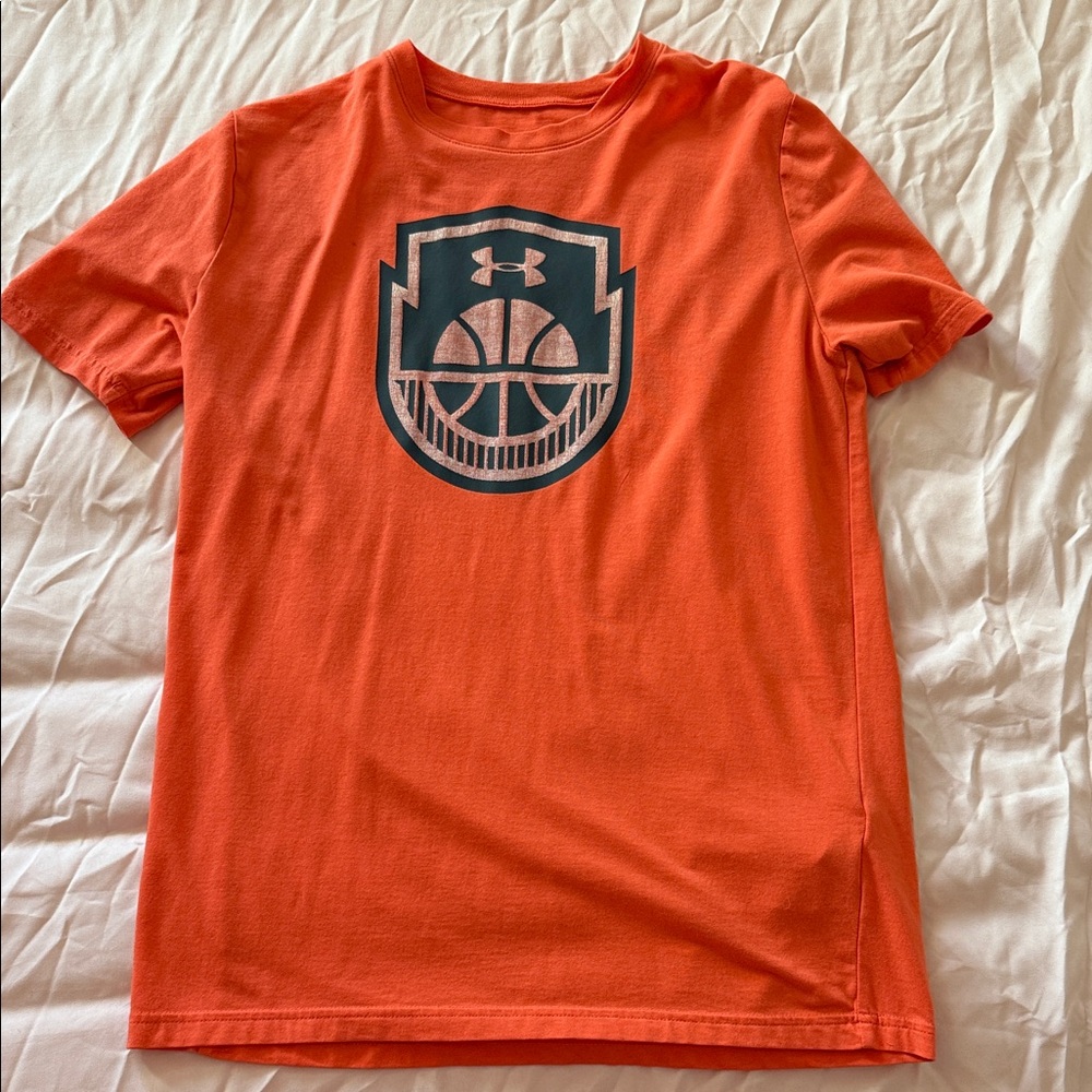 Under Armour Vibrant Orange Basketball Tee